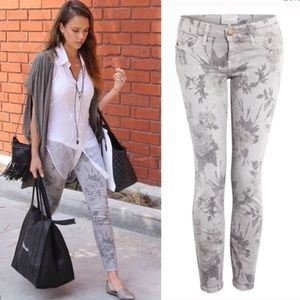 Current/Elliot floral jeans